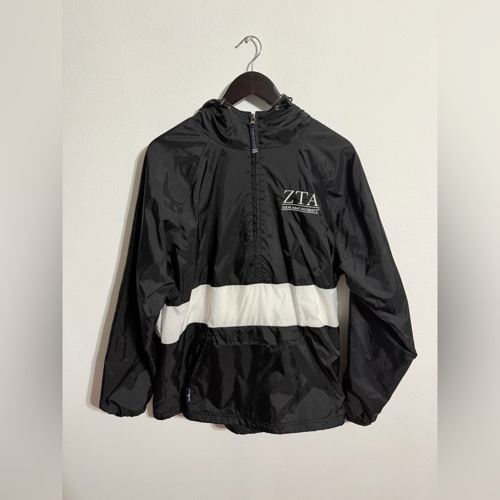 Texas A&M Zeta Tau Alpha (ZTA) - Charles River - Large Sorority Rain Jacket